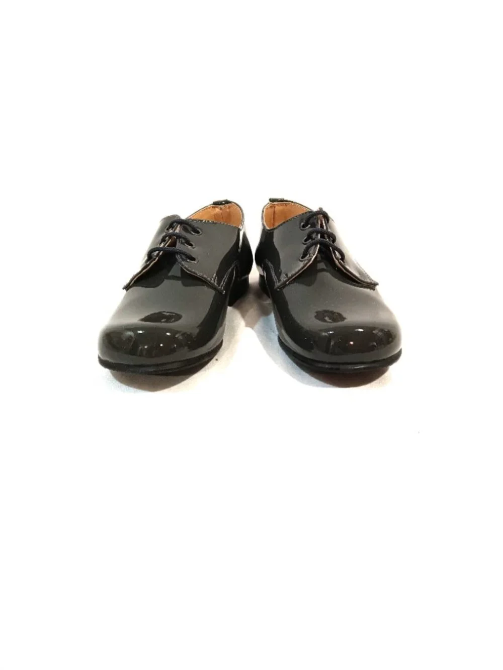 Manelli Boys Shoes Oxfords Lace Up New Dark Gray Color